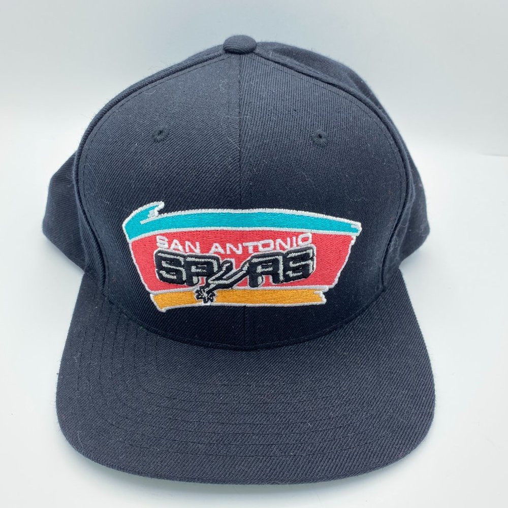 MITCHELL & NESS Black Wool San Antonio Spurs Hat